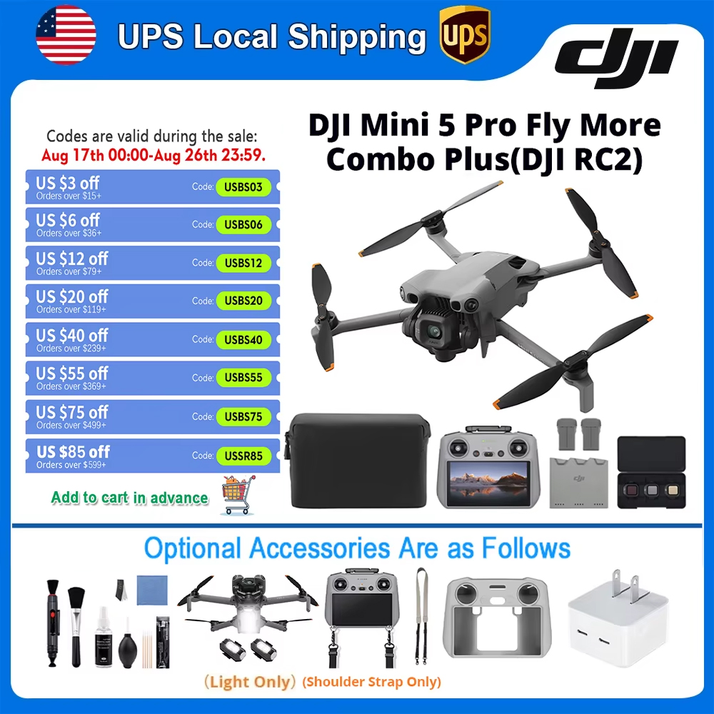 Travel Video Accessories - DJI-Drohne mit Kamera DJI Mini 5