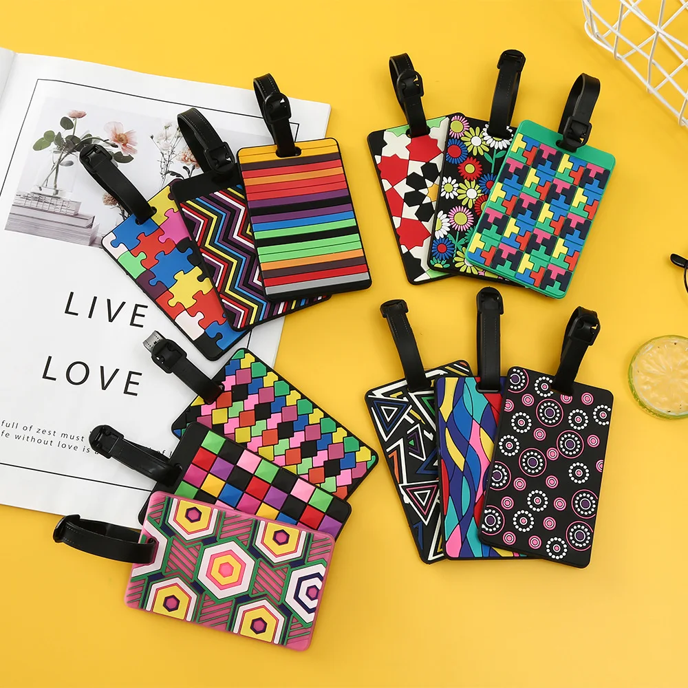 Travel Accessories List - 1 Stück geometrische Gepäck anhänger Koffer