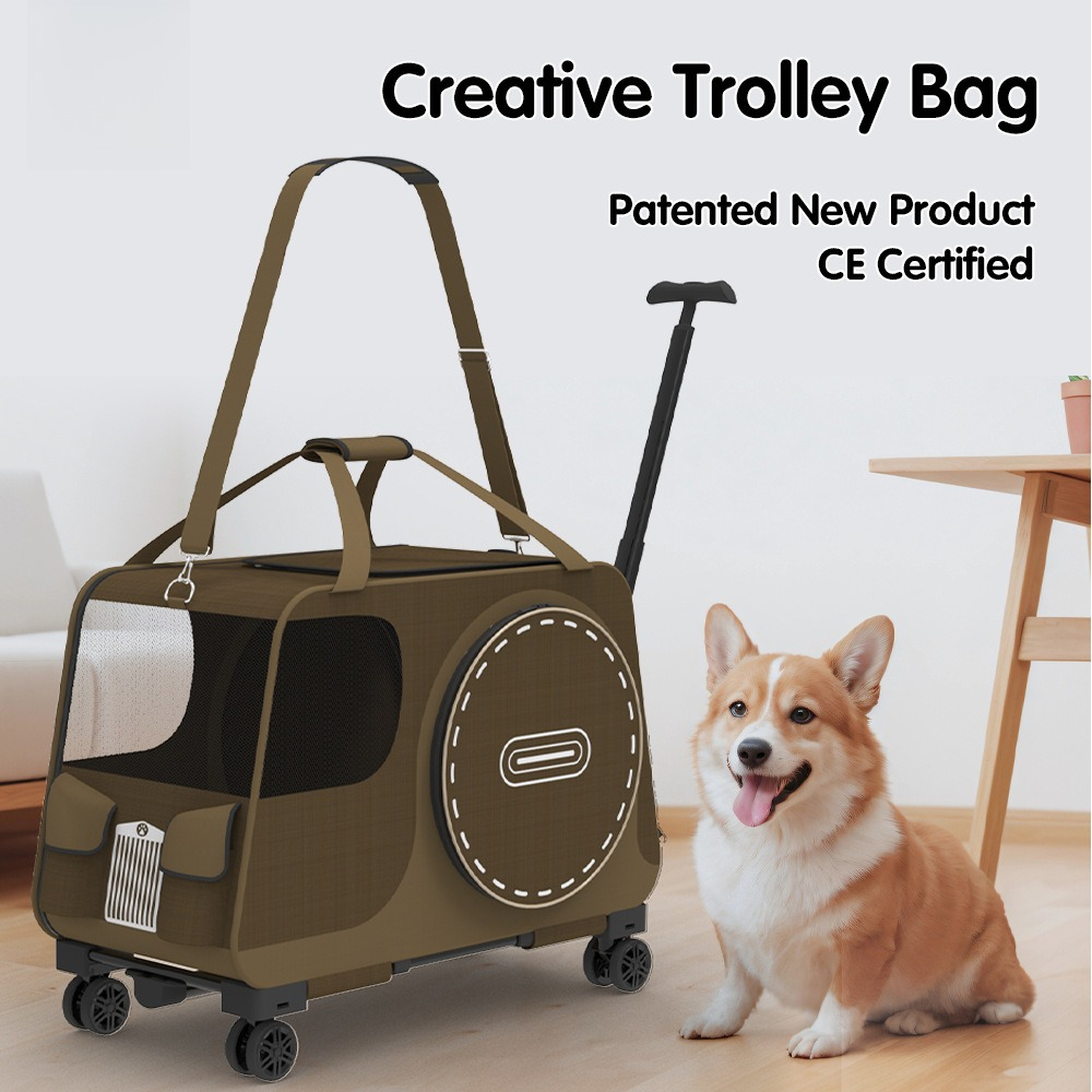 Travel Accessories Amazon - Haustierwagen-Tasche für Amazon Haustierwagen, Kätzchen-Schultertasche, Hunde-Handtasche,