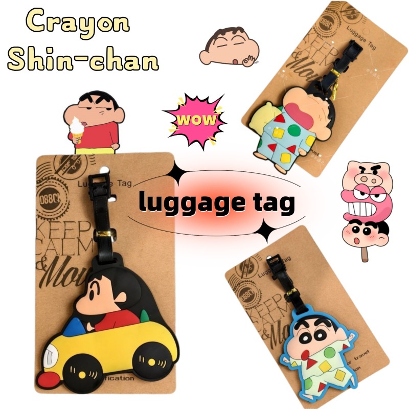 Travel Accessories List - Crayon Shin-chan Cartoon Anime Persönlichkeit Mode-Gepäckanhänger