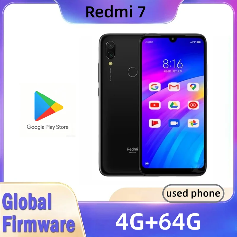 Sim Card Holder Case - Xiaomi Redmi 7 Handy mit Handyhülle,