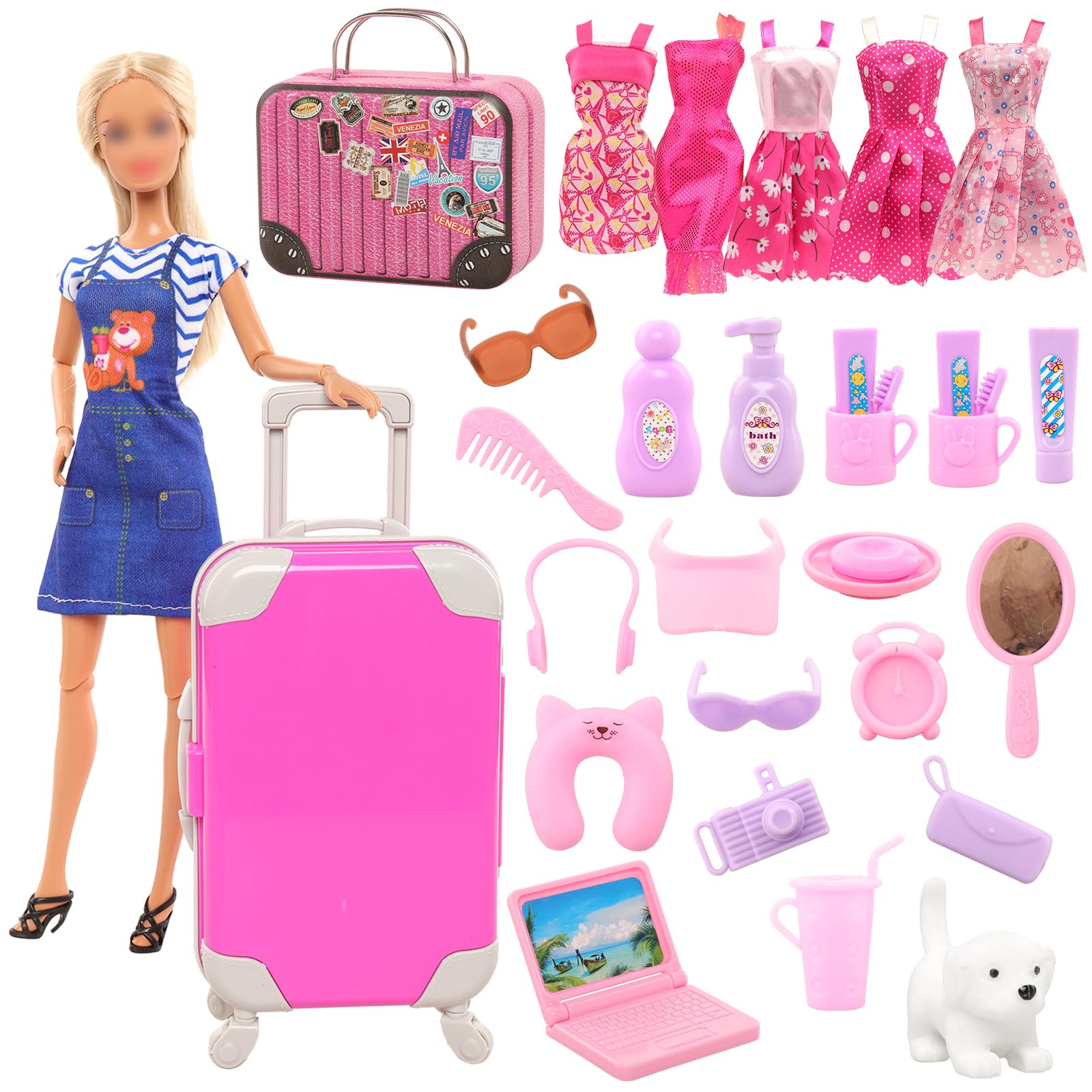 Travel Accessories For Kids - Barwa 30 pcs 4.5lnch Reise möbel