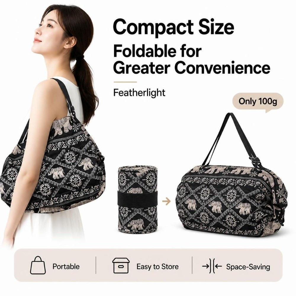 Travel Accessories Market - Japanische Einkaufstasche mit großem Fassungsvermögen und