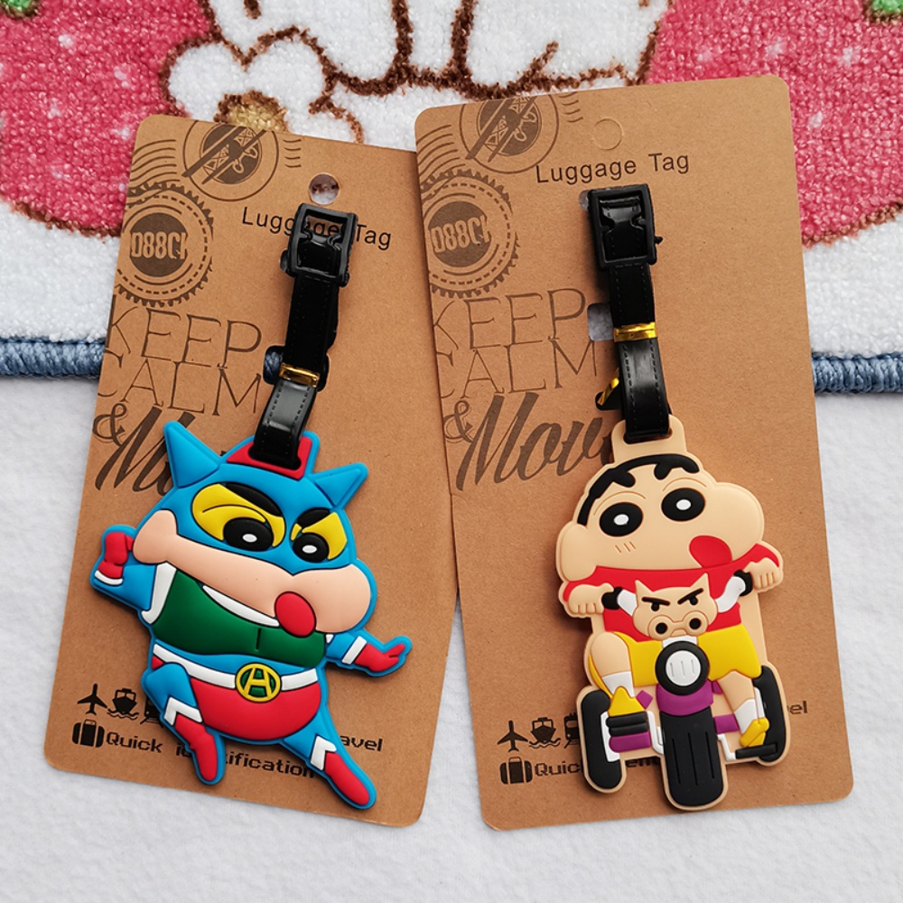 Travel Accessories For Japan - Hot Crayon Shin-chan Gepäckanhänger aus PVC,