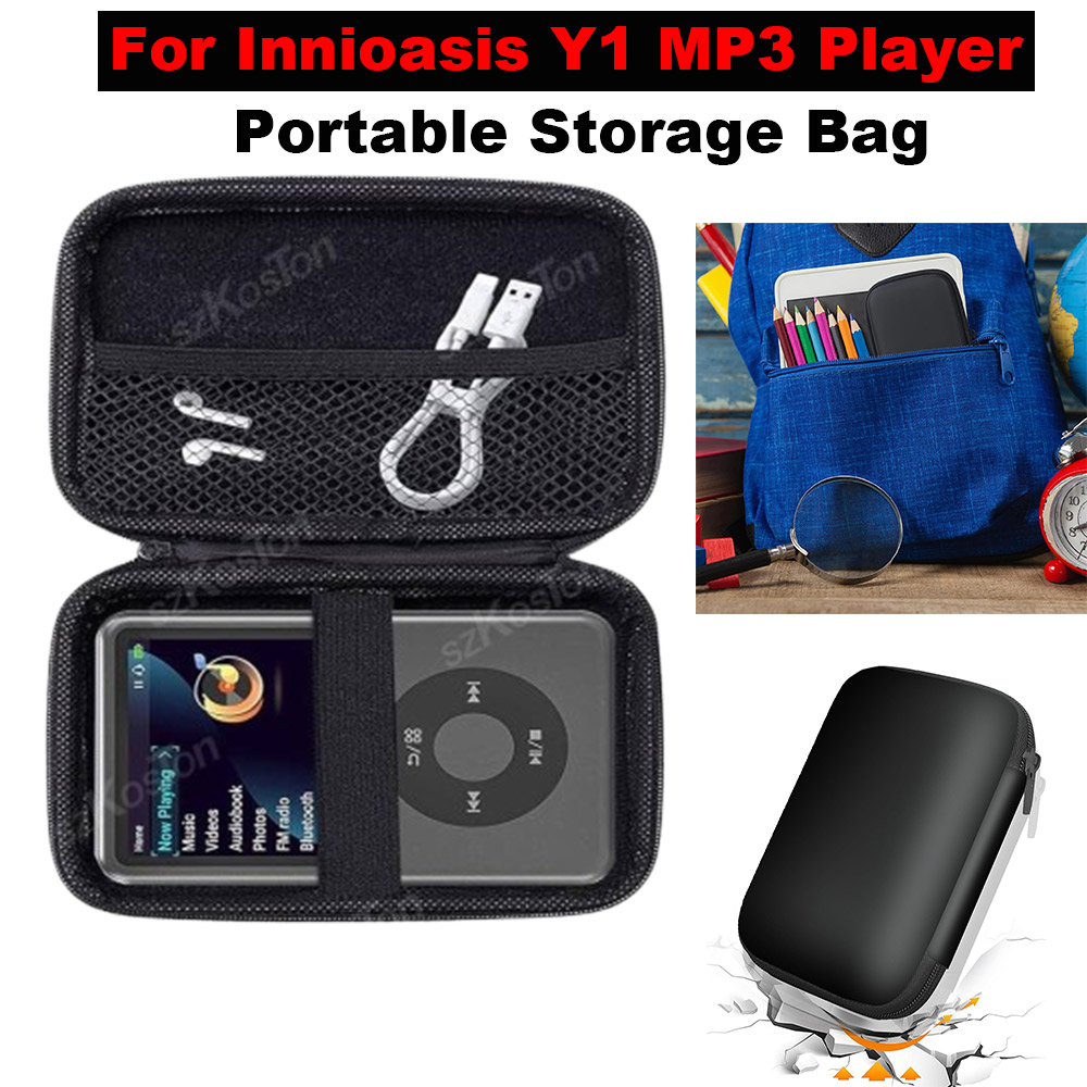 Travel Accessories Case - Hartschalen-Tragetasche, kompatibel mit Innioasis Y1 MP3-Player,