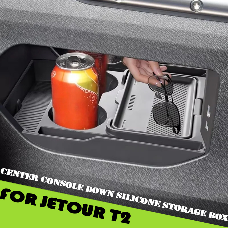 Travel Accessories Inc - Silikon-Aufbewahrungsbox für die Mittelkonsole, passend für