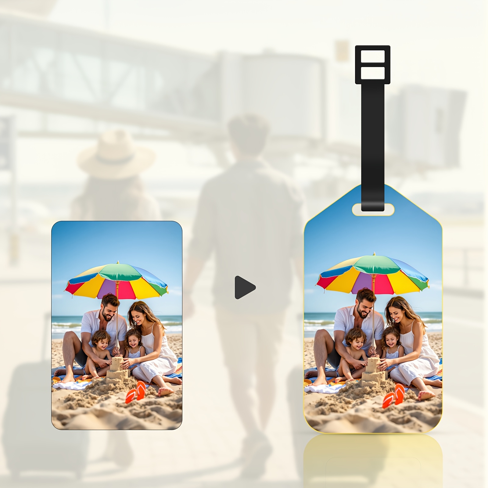 Personalisierte Foto-Leder-Gep – Travel Accessories Meaning Bewertung und Preis