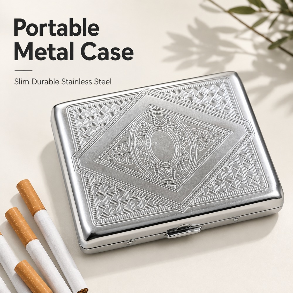 Edelstahl-Zigarettenetui mit P – Travel Accessories Case Bewertung und Preis