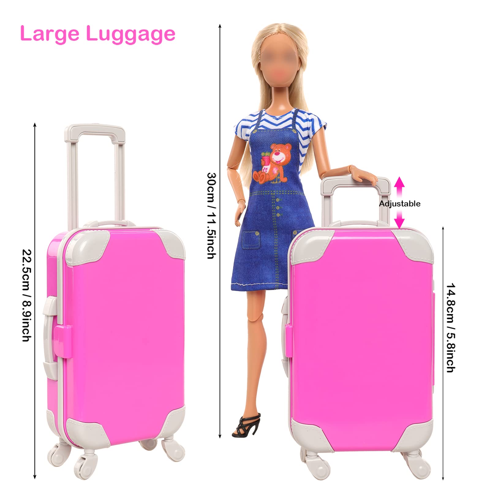 Barwa 30 pcs 4.5lnch Reise möb – Travel Accessories For Kids Bewertung und Preis