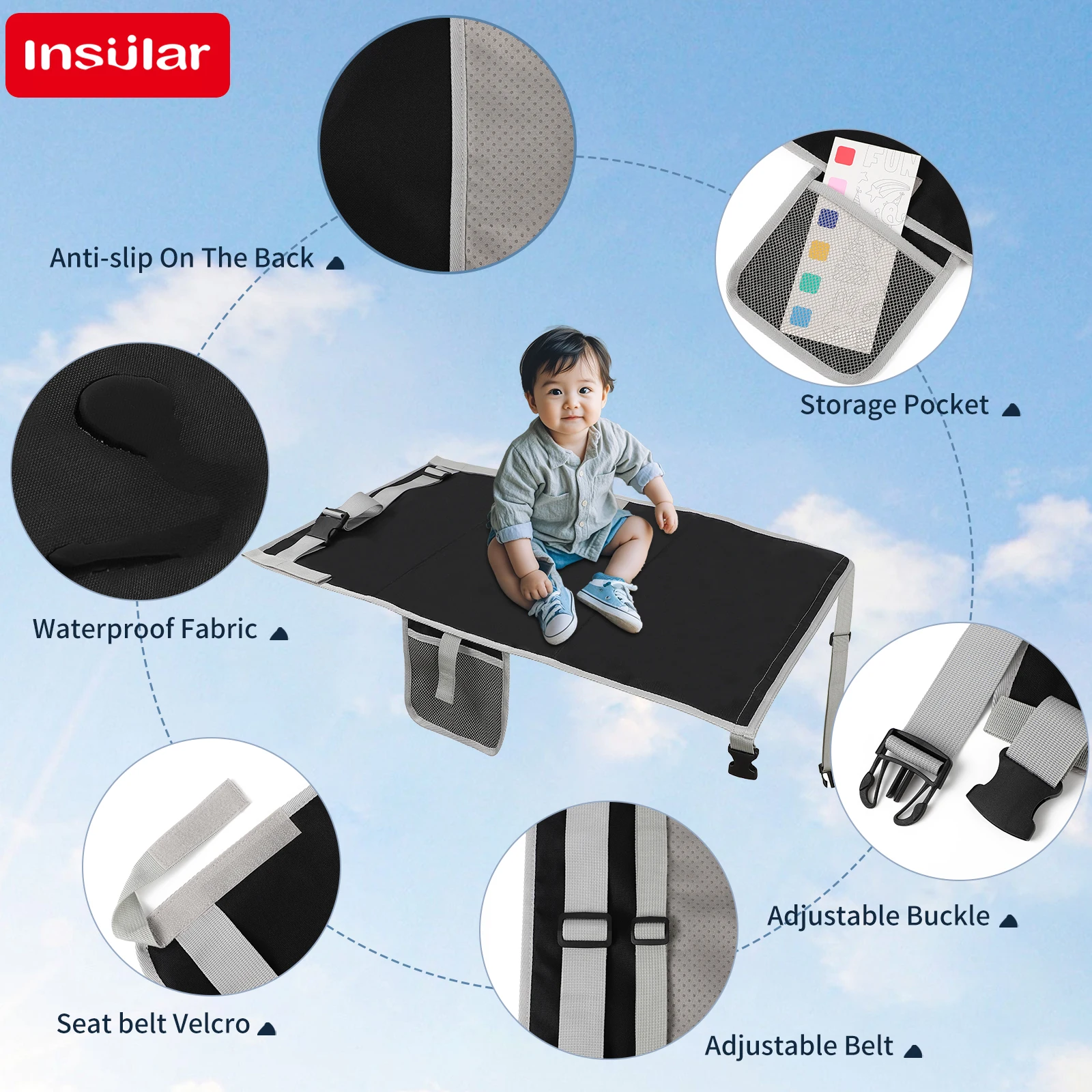 INSULAR Kinder Flugzeug Verlän – Travel Accessories For Kids Bewertung und Preis