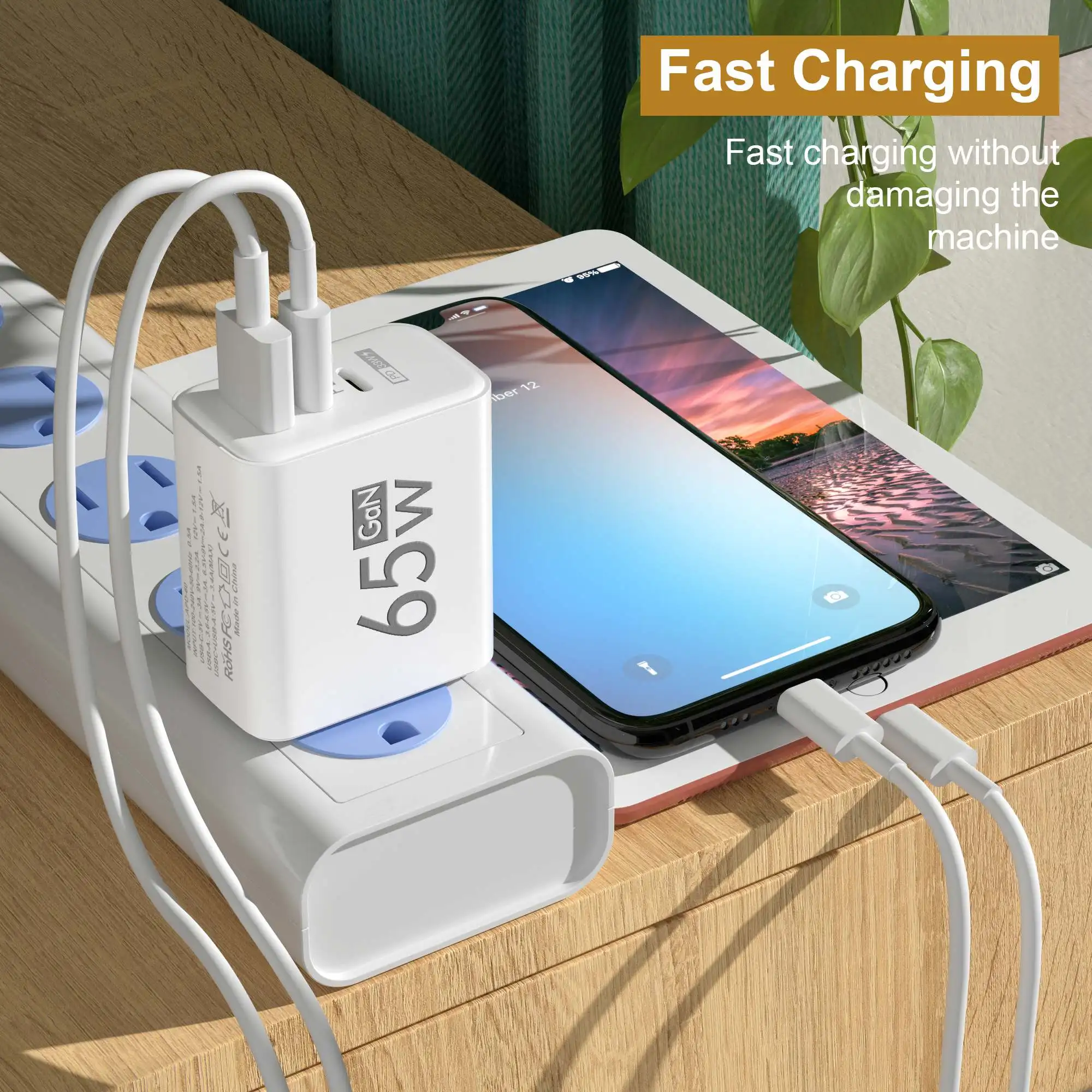Faltbares 65-W-GaN-USB-C-Wandl – Travel Accessories Inc Bewertung und Preis