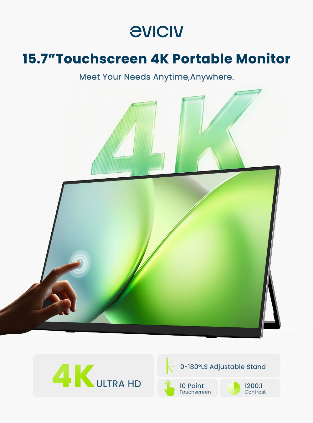 EVICIV 4K tragbarer Monitor 10 – Travel Video Accessories Bewertung und Preis