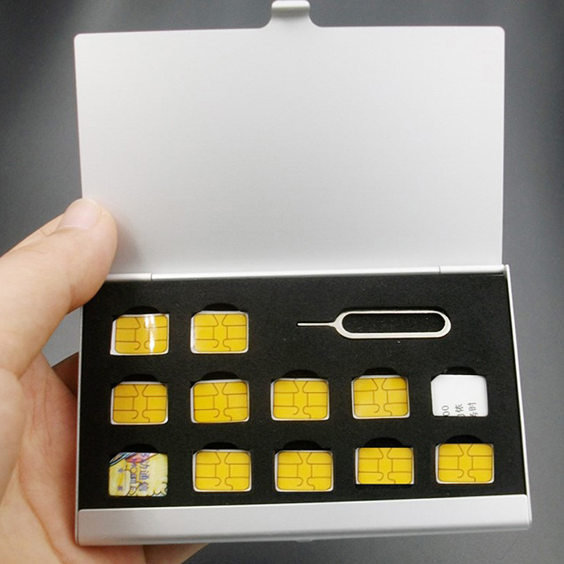 Neue 12-Fach-NANO+1-Fach-Karte – Sim Card Holder Case Bewertung und Preis