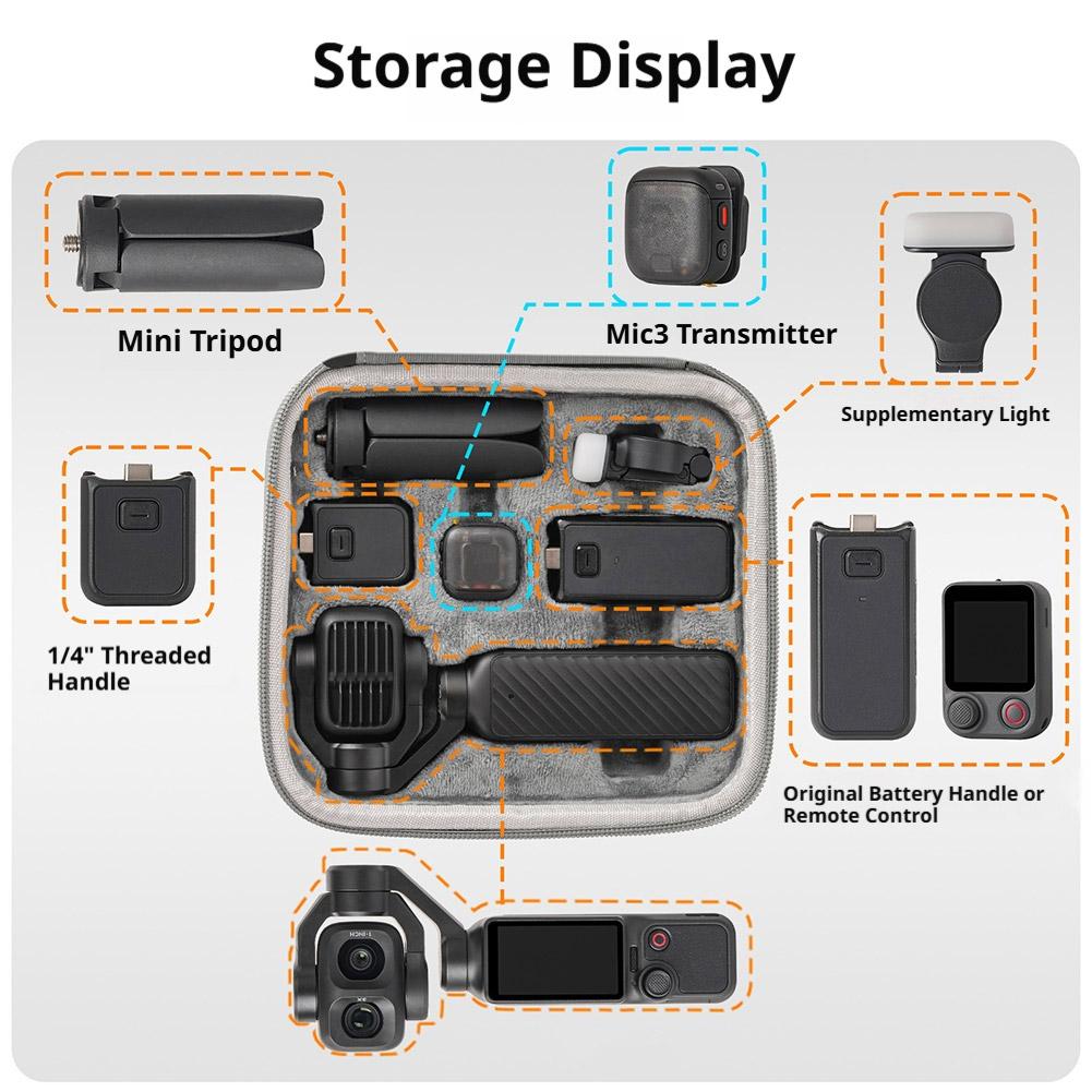 Für DJI Osmo Pocket 4P Trageta – Travel Video Accessories Bewertung und Preis